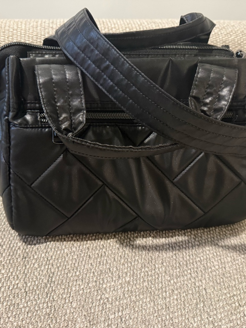 Lug Jitterbug Quilted Shoulder Bag